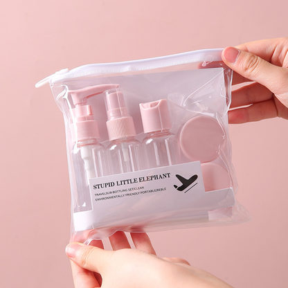 Travel set packaging bottles Pink