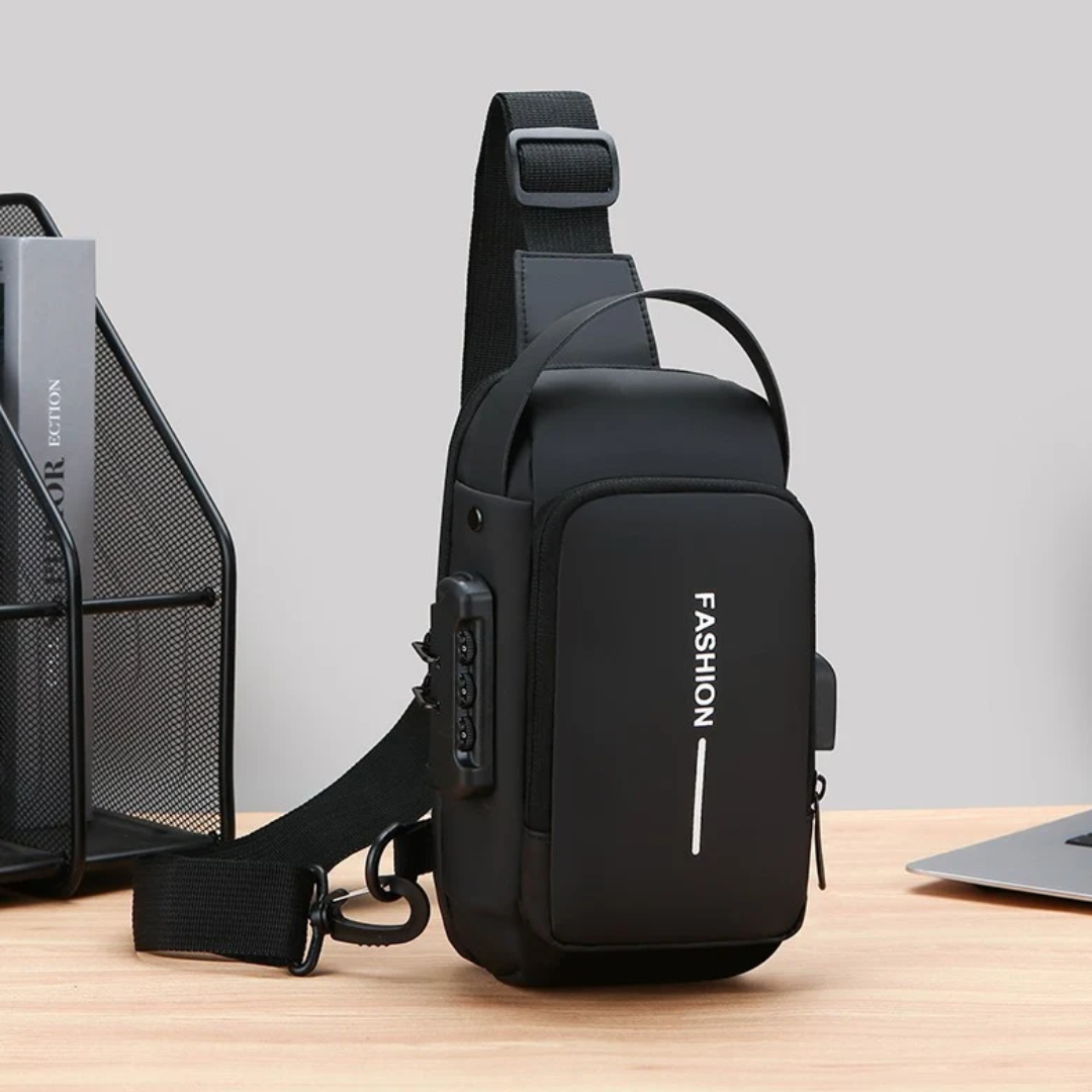 USB charging motorcycle riding chest bag