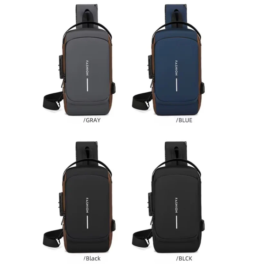 USB charging motorcycle riding chest bag