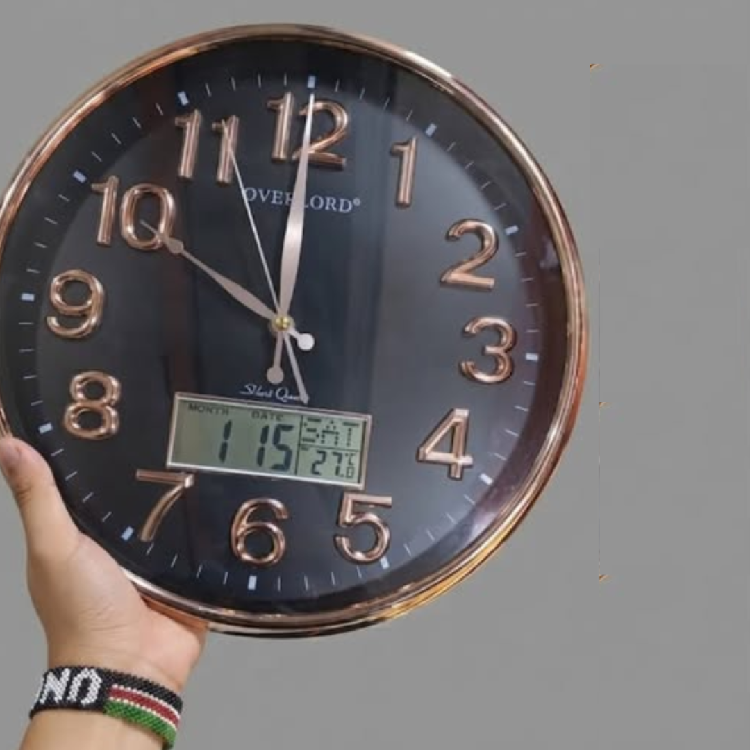 Wall Clock with Hidden Spy Camera