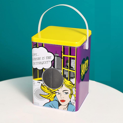 Washing Machine shaped laundry detergent storage box