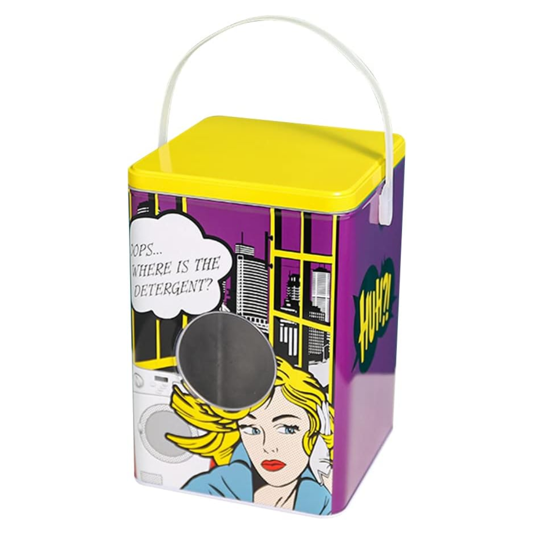 Washing Machine shaped laundry detergent storage box