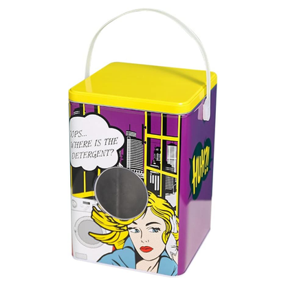 Washing Machine shaped laundry detergent storage box