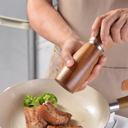 Wooden Portable Spice and Pepper Grinder