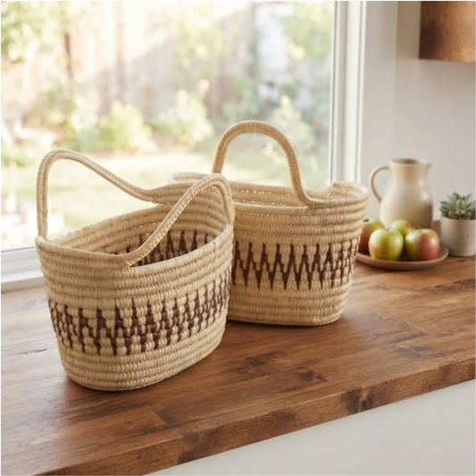 Woven Outdoor Picnic Baskets