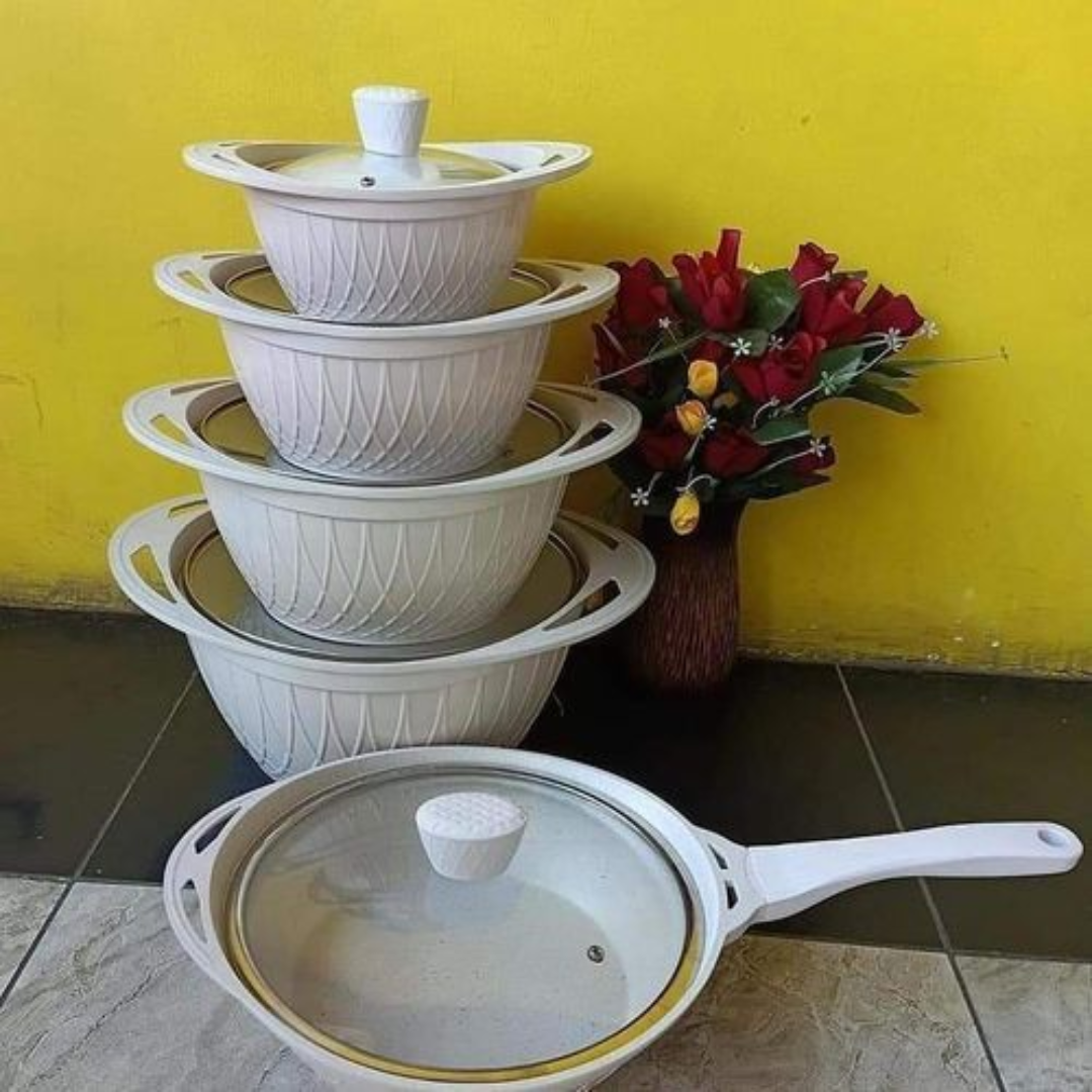 Yushiman Granite Cookware Set