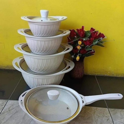 Yushiman Granite Cookware Set